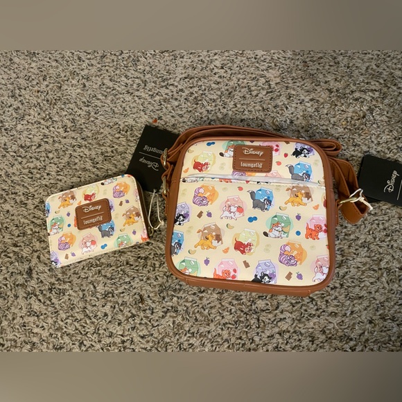 Loungefly Handbags - Loungefly Disney Cats with Milk Cartons Crossbody